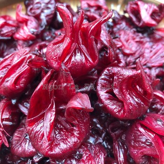 MỨT HOA HỒNG HOA ATISO ĐỎ HIBISCUS