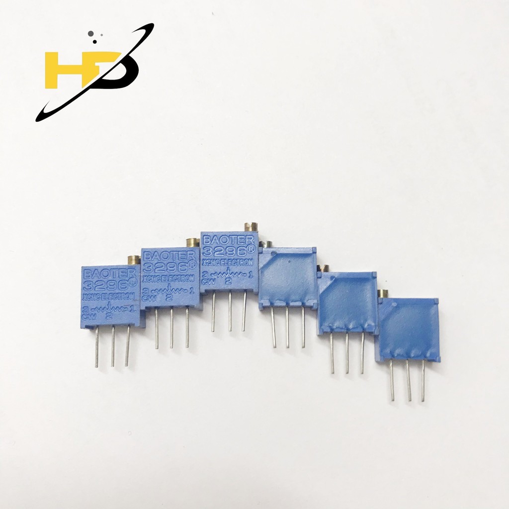 Set 05 Con Biến Trở Vi Chỉnh 3296W 10K-103, Biến Trở BAOTER 3 Chân Loại Tốt