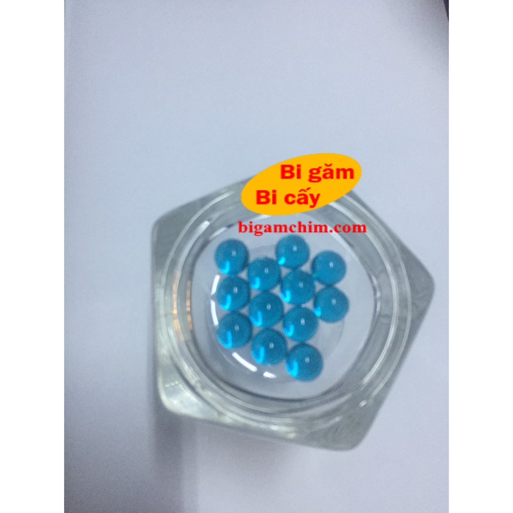 Bộ 2 viên bi màu xanh ngọc đường kính 6mm hoặc 7mm hoặc 8mm hoặc 9mm hoặc 10mm