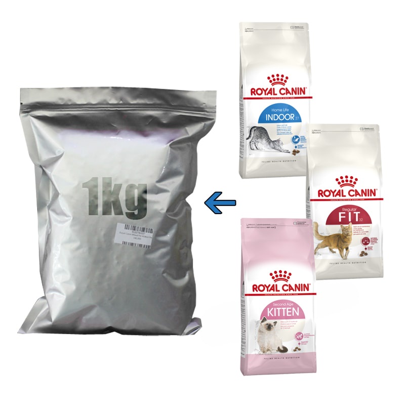 Thức ăn Royal Canin Mixed Fit+Kitten+Indoor -1 kg chia