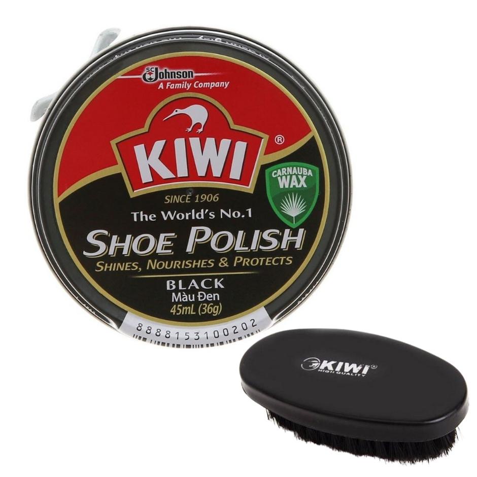 Xi Đánh Giày KiWi Hàng Thái Lan Xịn Màu Đen 45ML