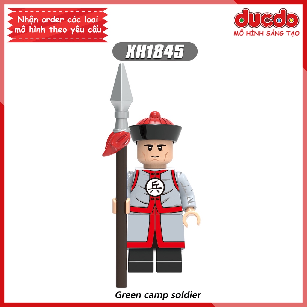 Minifigures lính nhà Thanh siêu đẹp - Đồ chơi Lắp ghép Xếp hình Mini trung cổ XINH X0329