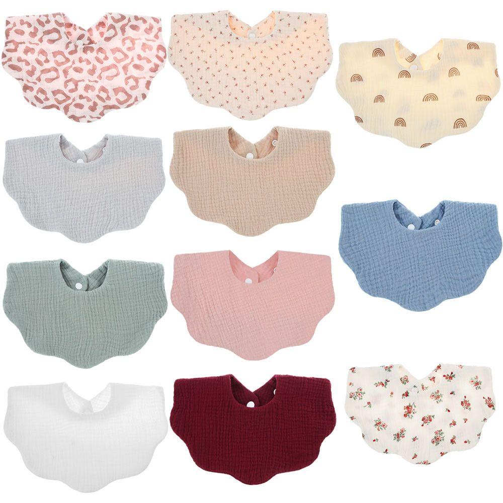 Yếm Ăn Cotton Dễ Thương Cho Bé