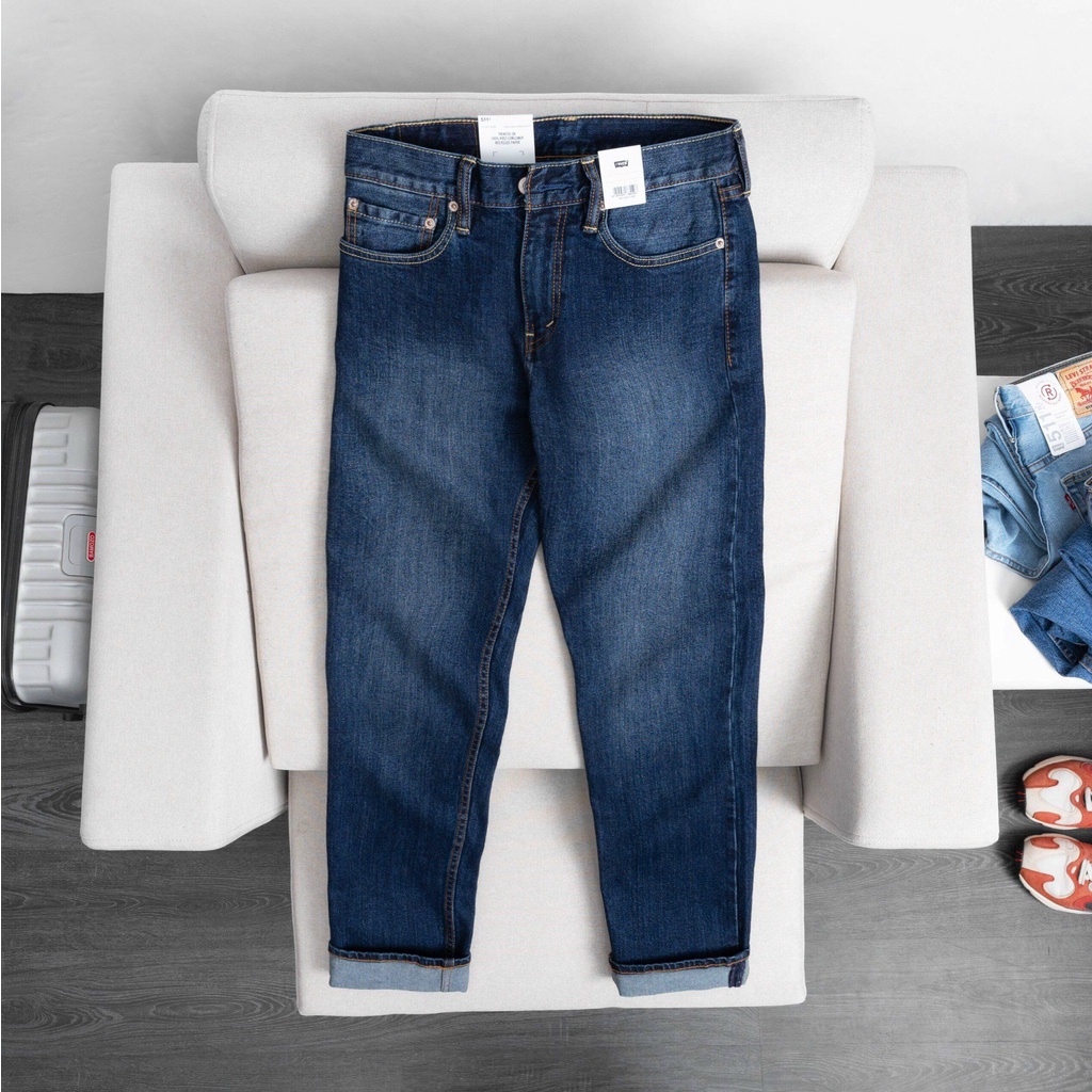 Quần Jeans dài nam,form ống đứng,chất vải co dãn,ống quần 17-19cm,made in cambodia 11050607