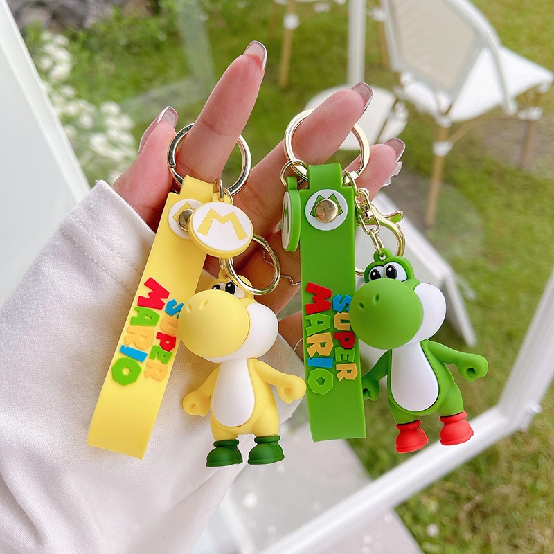 Móc Khóa Hình Yoshi 3D 6cm Dễ Thương