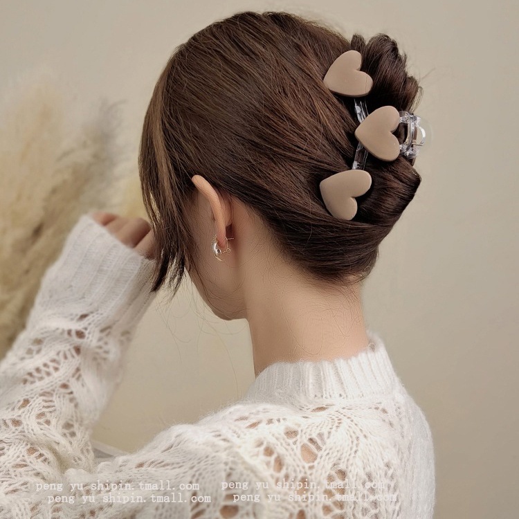 Kẹp tóc càng cua hình trái tim phong cách Hàn Quốc nữ tính ANNIE