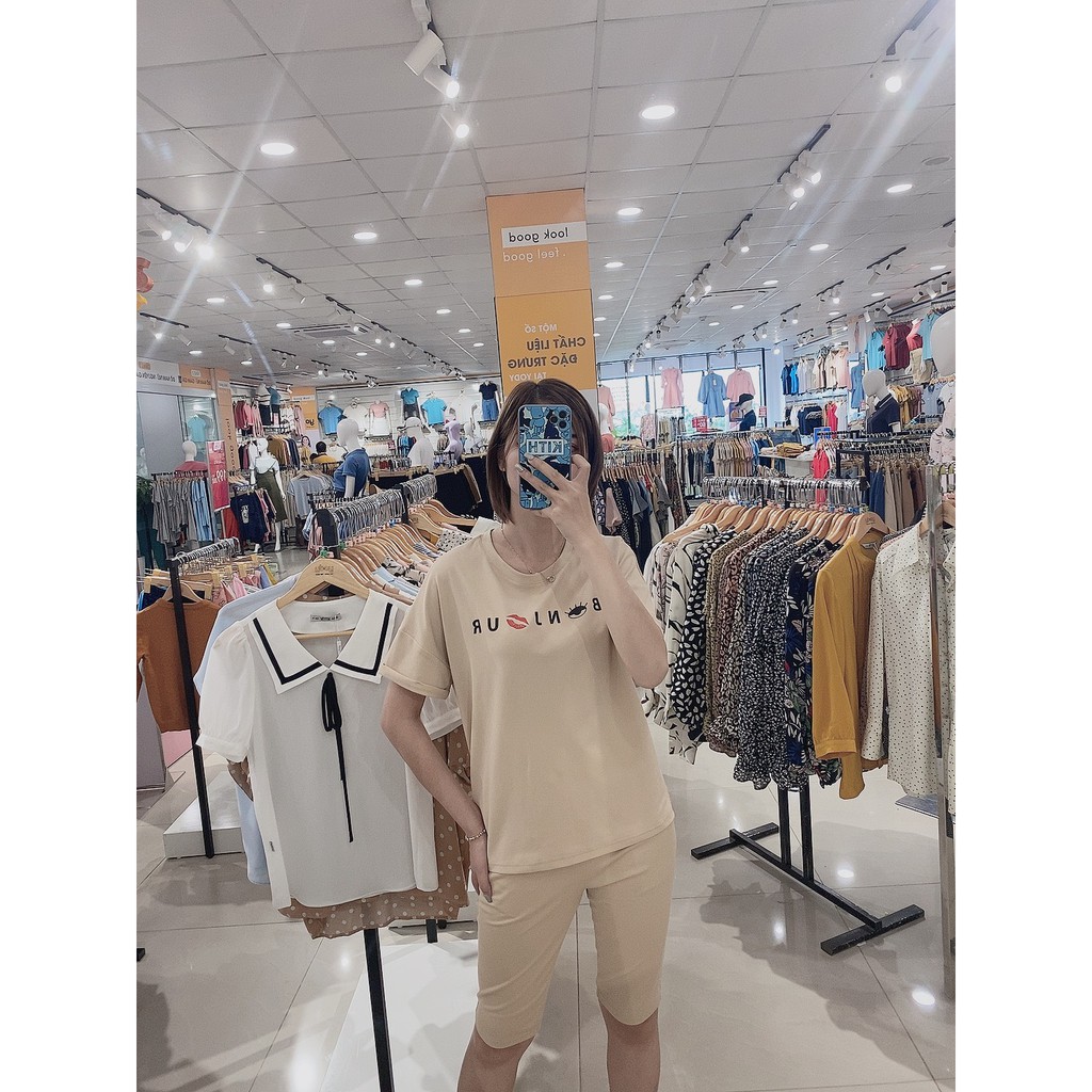 Bộ đồ mặc nhà nữ YODY đồ ngủ nữ chất liệu cotton co dãn thoáng mát BDN4042 | BigBuy360 - bigbuy360.vn