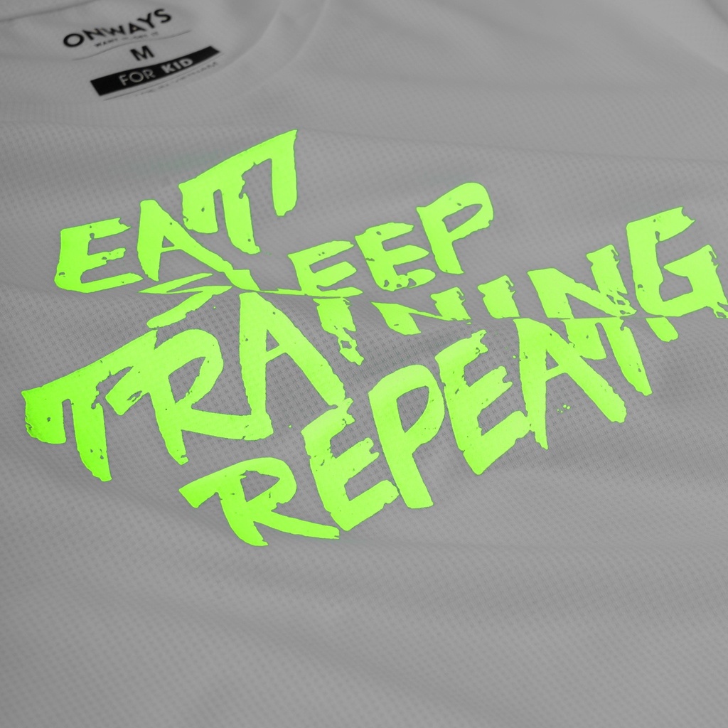 Áo Thun Thể Thao vải cà phê Reflective SLT 2010 / Kid ONWAYS kiểm soát mùi nhanh khô