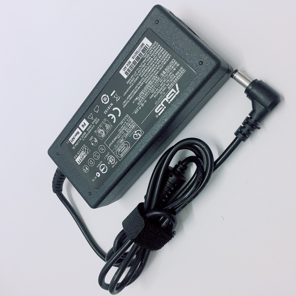 Sạc Laptop Asus zin củ vuông 19V - 2.37A chân chân thường to 5.5mm x 2.5mm (19V 1,75A 33W cũng tương thích)