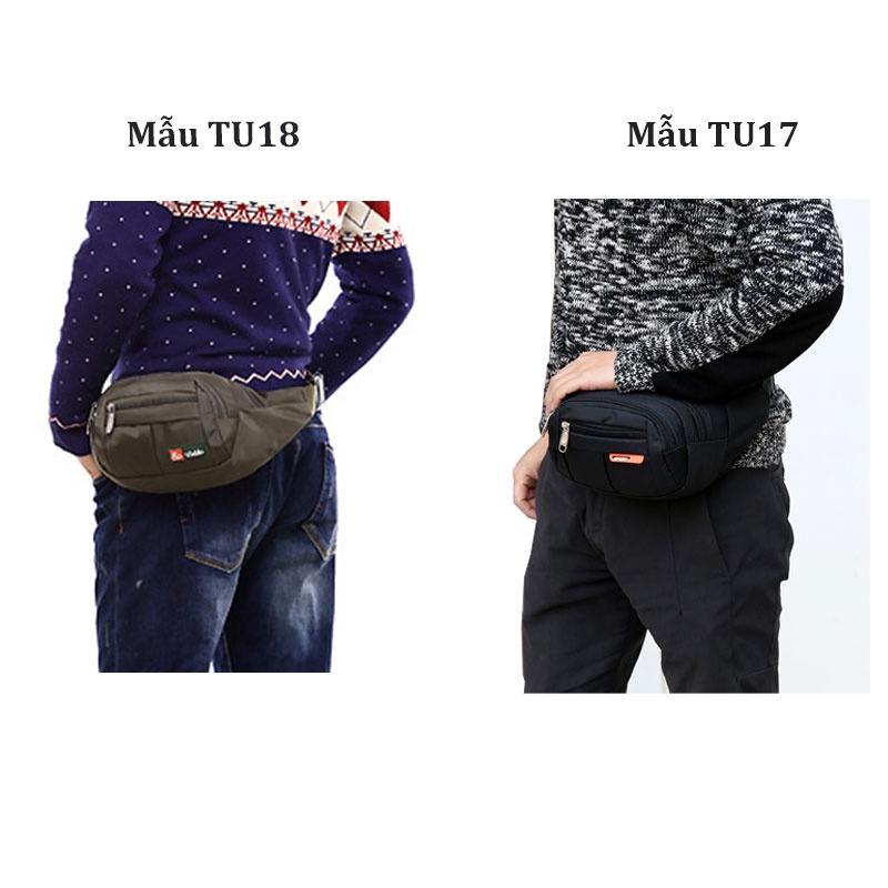 Túi Đeo Hông Thời Trang Nam Nữ Cá Tính Túi Bao Tử Vải Dù Cao Cấp Đeo Chéo Nam Nữ Nhỏ Gọn Tiện Dụng TU17Z