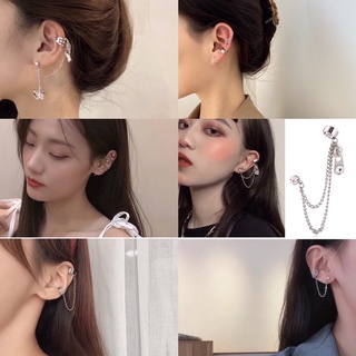 (HÀNG CÓ SẴN) Khuyên tai dạng móc vành tai phong cách cá tính bông tai phù hợp nam nữ