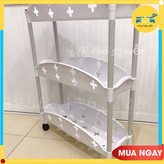 KỆ 3 TẦNG CÓ BÁNH XE