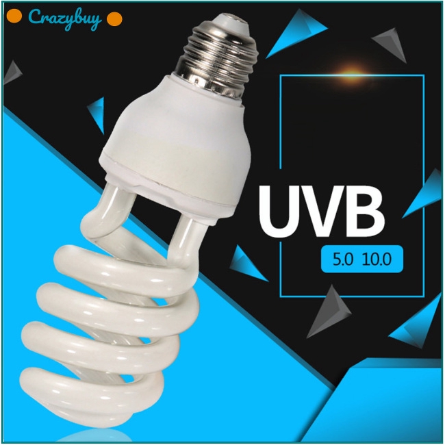 Bóng đèn UVB tiết kiệm điện 220-240V sưởi ấm dùng nuôi thú bò sát