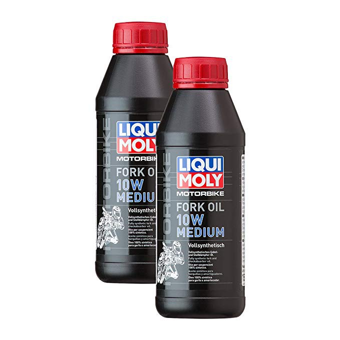 Dầu phuộc nhún xe Liqui Moly Motorbike Fork Oil 10W Medium 1506 500ml