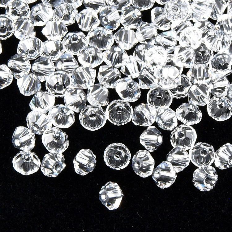 Hạt Pha Lê Swarovski 5328 - Size 4mm/5mm/6mm - Màu 001 Crystal Clear