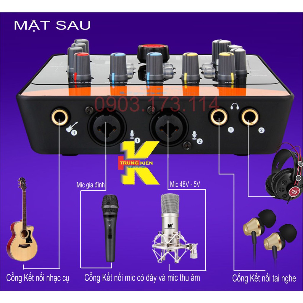 ICON UPOD PRO SOUND CARD THU ÂM HÁT LIVE KARAOKE CHUYÊN NGHIỆP CHÍNH HÃNG.