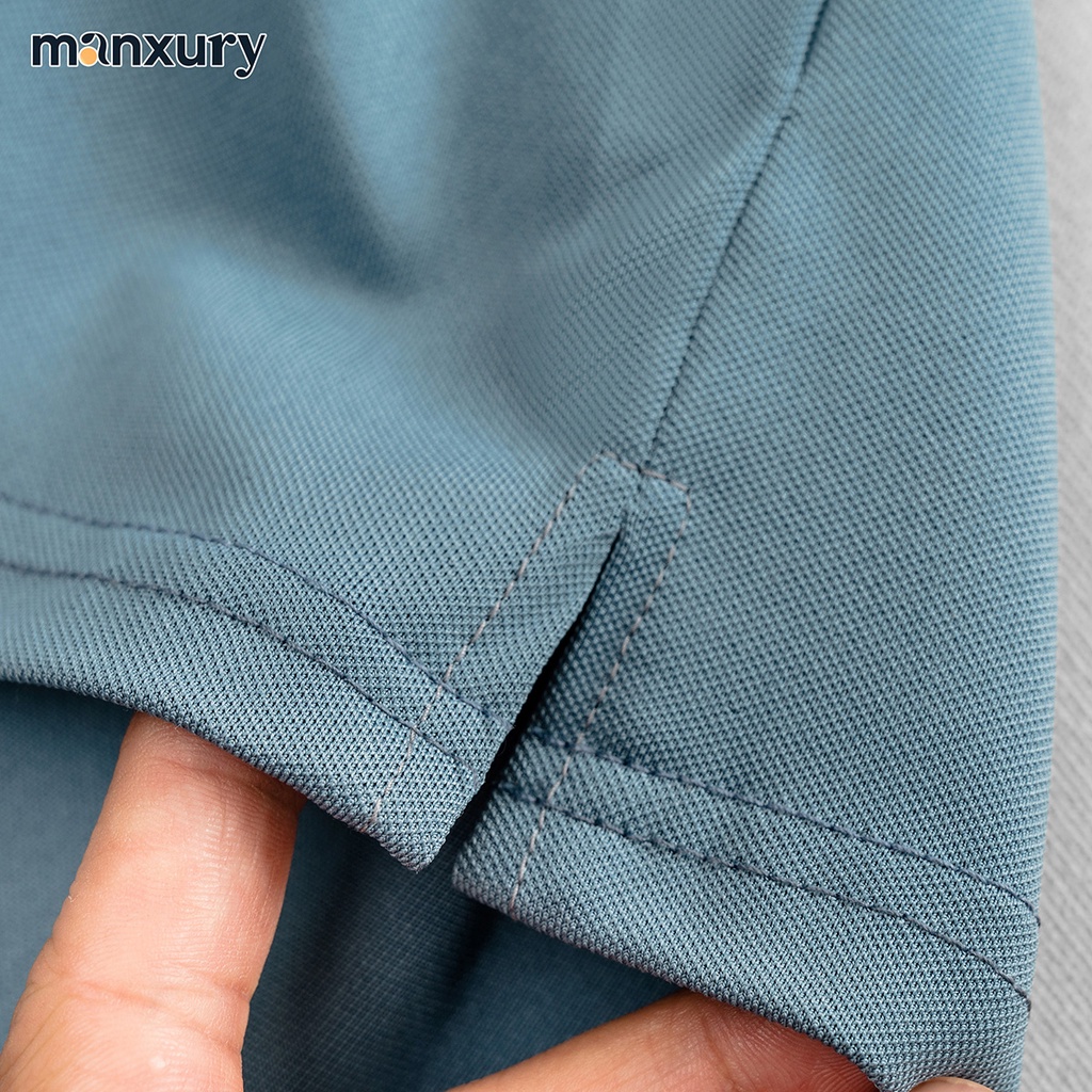 Áo thun POLO nam cổ bẻ BASIC CVC vải cá sấu Cotton kháng khuẩn, chống nhăn, thoáng mát - MANSTORE