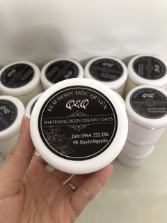 Kem trắng da cấp tốc