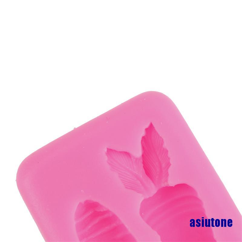 Khuôn Silicone Tạo Hình Củ Cà Rốt Trang Trí Bánh