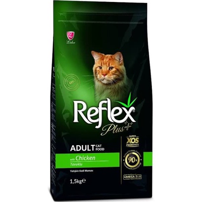 Thức Ăn Hạt Cho Mèo Lớn Reflex Plus Adult Vị Gà Gói 1.5kg