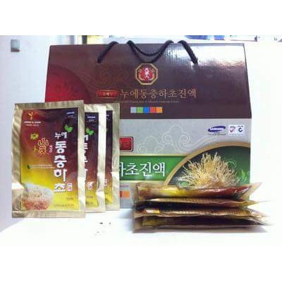 [ Trợ Giá ] Nước Đông Trùng Sâm Núi Bio Hàn Quốc, Xách 30 gói