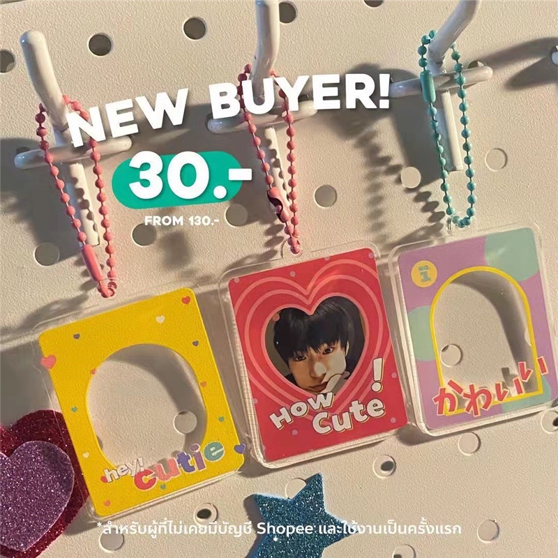 Móc Khóa Acrylic Trong Suốt Hình Kpop Dễ Thương