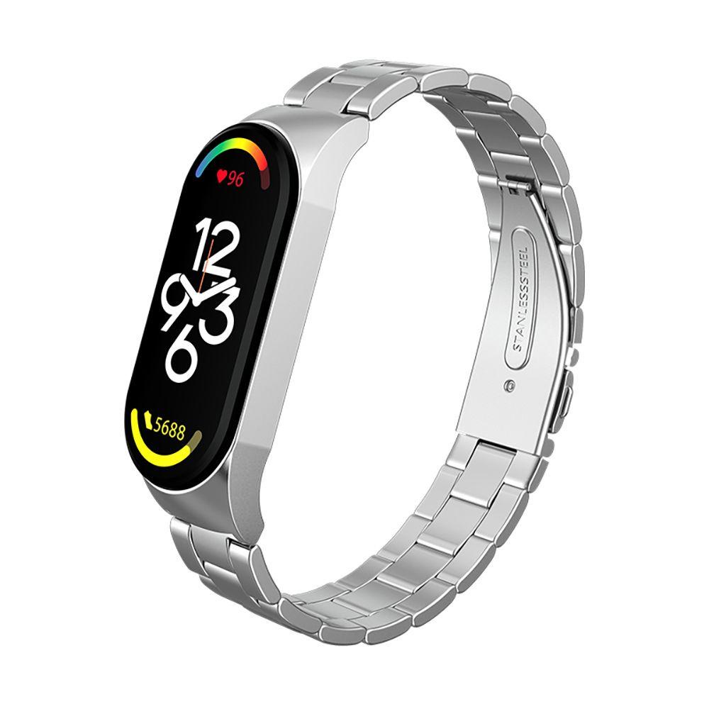 Dây Đeo Thay Thế Chất Liệu Silicon Màu Trơn Cho Xiaomi Band 7