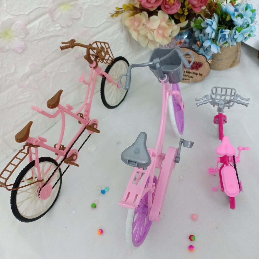 Đồ chơi búp bê - xe đạp cho búp bê barbie