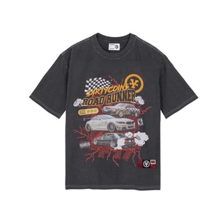 Áo thun dirty coins road runner wash black