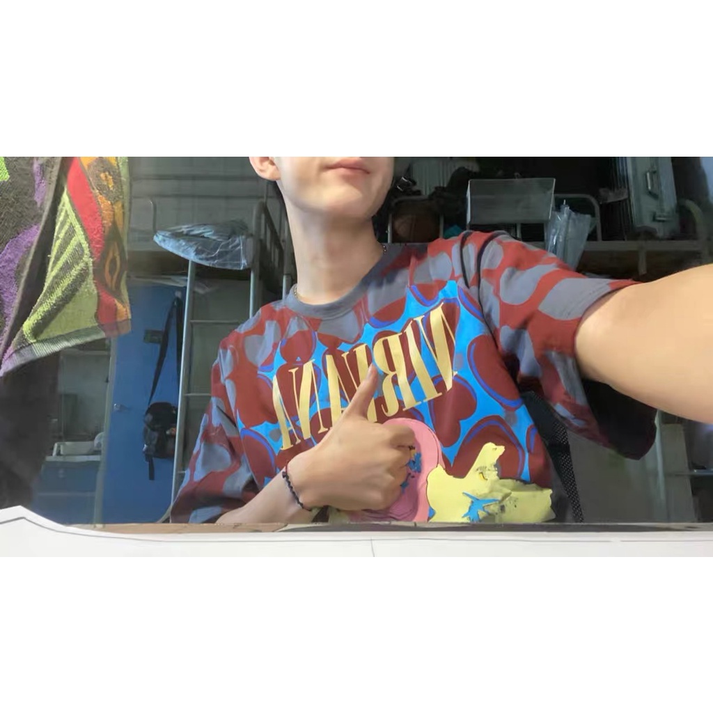 Áo Phông Vintage Tee Kurt Nirvana Justin Bieber