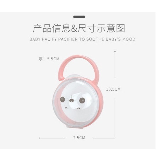 Hộp Đựng Ti Giả, Núm Ti Có Móc Treo Dễ Thương