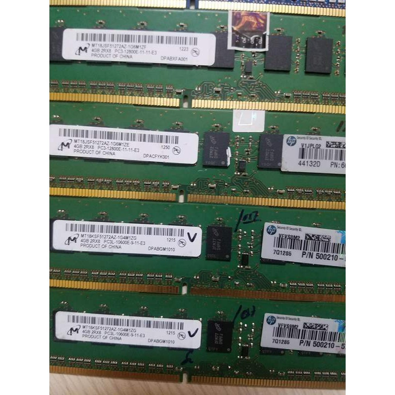 Ram PC3 4GB ECC, 8Ggb PC3 ECC (Chuyên các loại máy chủ)