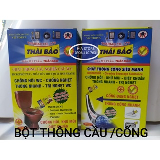 Bột thông tắc cầu / bột thông tắc cống Thái Bảo siêu mạnh