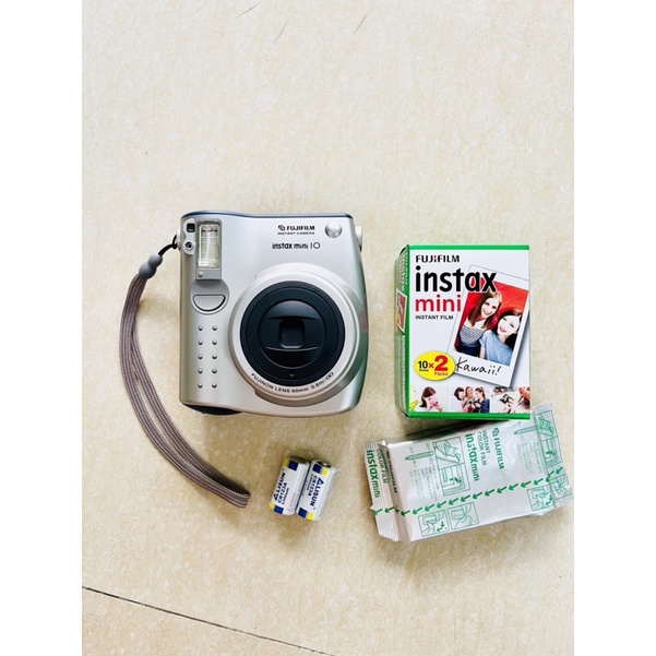 Máy chụp ảnh lấy liền Fujifilm Instax Mini 10 tặng kèm pin và 1 hộp film 10 tấm