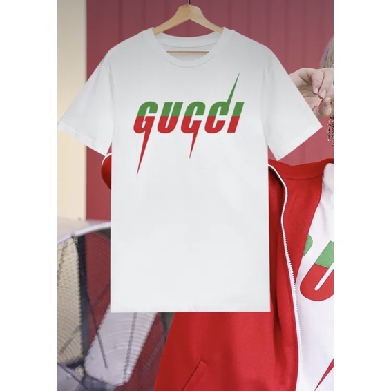 Áo Phong Gucci In Nổi Cổ Tròn Dày