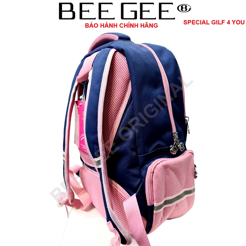 Ba lô học sinh cấp 1 hàng cao cấp Siêu nhẹ- cho bé gái  BEEGEE HS1008A