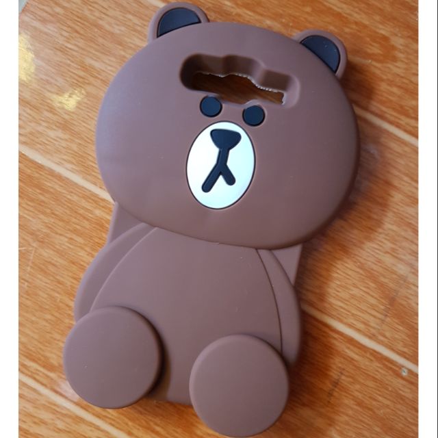 Samsung J2 prime gấu nâu 3d brown
