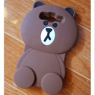Samsung J2 prime gấu nâu 3d brown