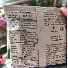 ALIETTE 100gram Thuốc trừ nấm bệnh cây trồng lưu dẫn 2 chiều