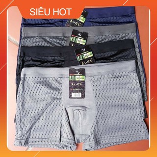 Set 10 Quần Sịp Đùi Nam Thông Hơi Xuất Nhật Loại Cạp To
