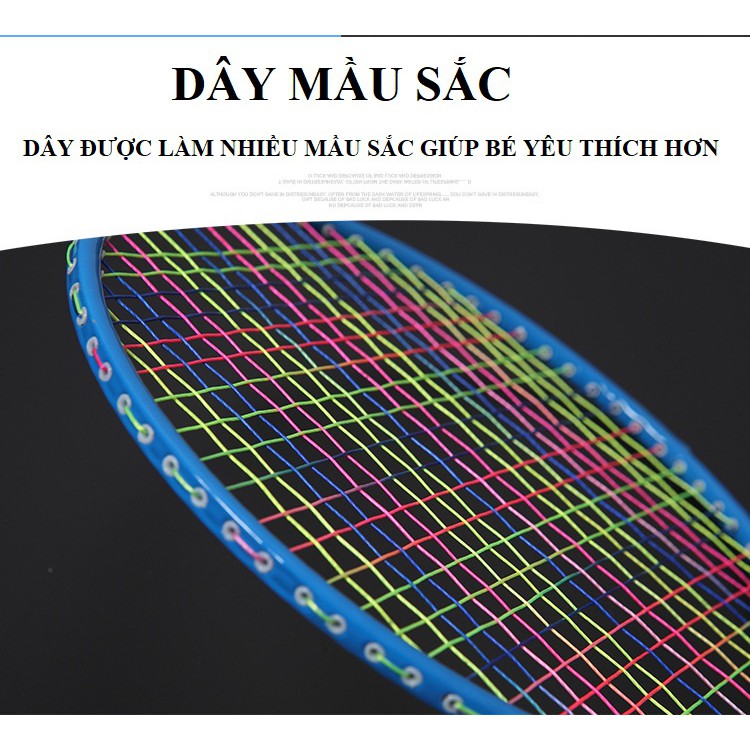 [Mã FAMAYMA2 giảm 10K đơn 50K] Vợt cầu lông cho trẻ em A010 bộ 1 túi / 2 vơt / 2 cầu