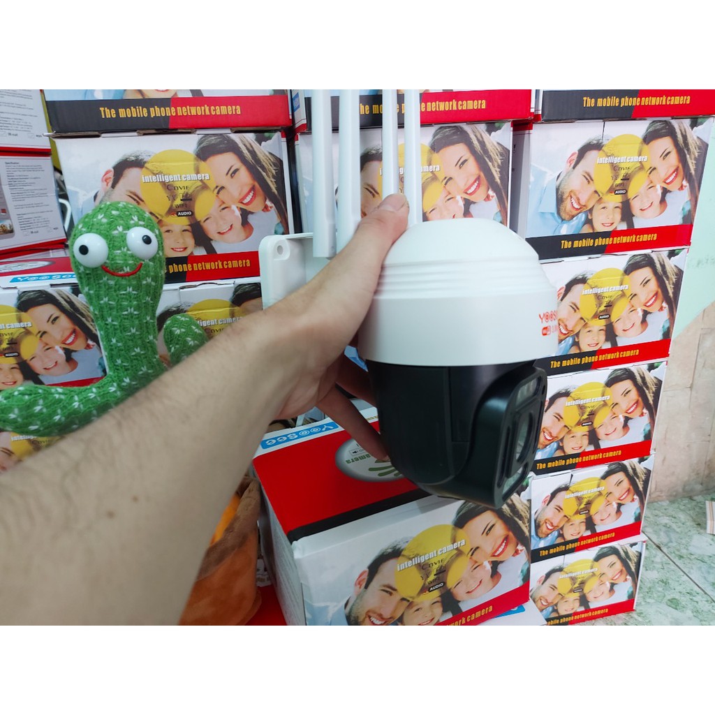 Camera Wifi Yoosee 2 râu PTZ D36S 3.0MP/ 4 Râu 3.0Mp 14 Led. Ban Đêm mở led có màu - hàng giống hình | BigBuy360 - bigbuy360.vn