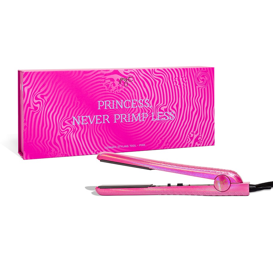 Máy Ép Tóc PYT Ceramic Styling Tool Lazer Print Đa Năng 2 Trong 1 Kết Hợp Kẹp Và Uốn Tóc