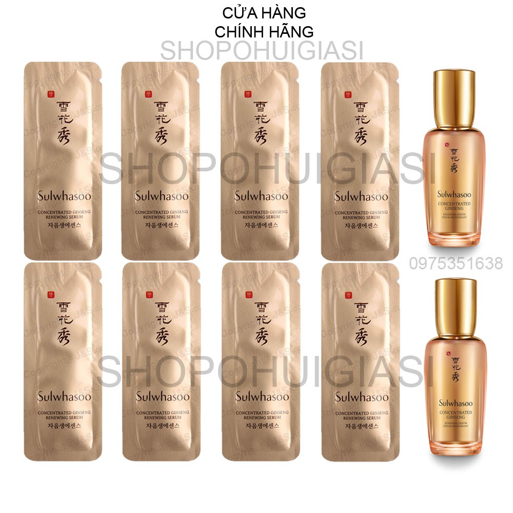 TINH CHẤT NHÂN SÂM VÀNG TRẺ HÓA DA SULWHASOO CONCENTRATED GINSENG SERUM