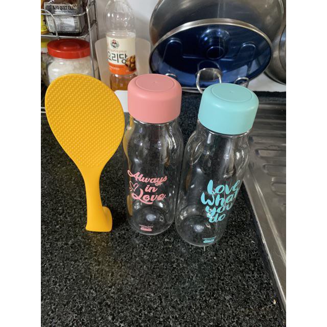 Bình nước Lock&Lock Milky dung tích 500ml nhựa PET BPA Free HAP654 - BABYHOPSG