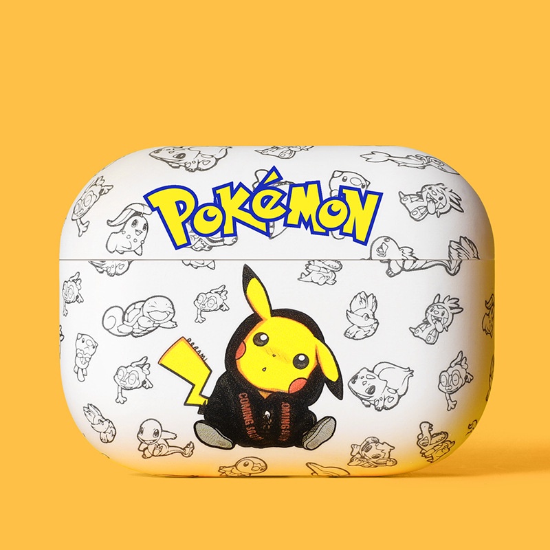 Vỏ Bảo Vệ Hộp Sạc Tai nghe không dây AirPods1/2/3 Apple AirPods pro Chống Trầy Xước Hình Pikachu Dễ Thương