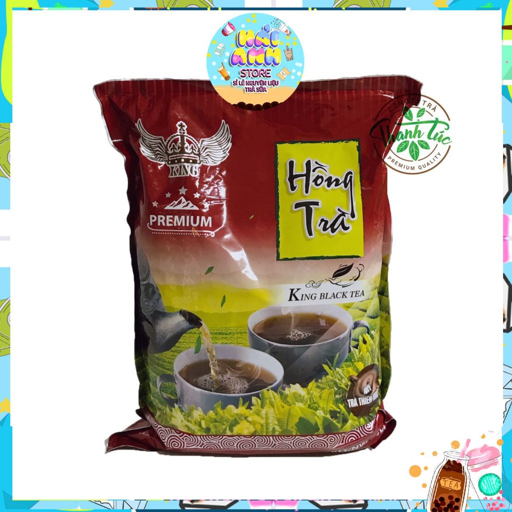 ✅ [ CHẤT LƯỢNG ] Hồng Trà Pha Trà Sữa King Xuân Thịnh Gói 1kg (Đỏ) ✔