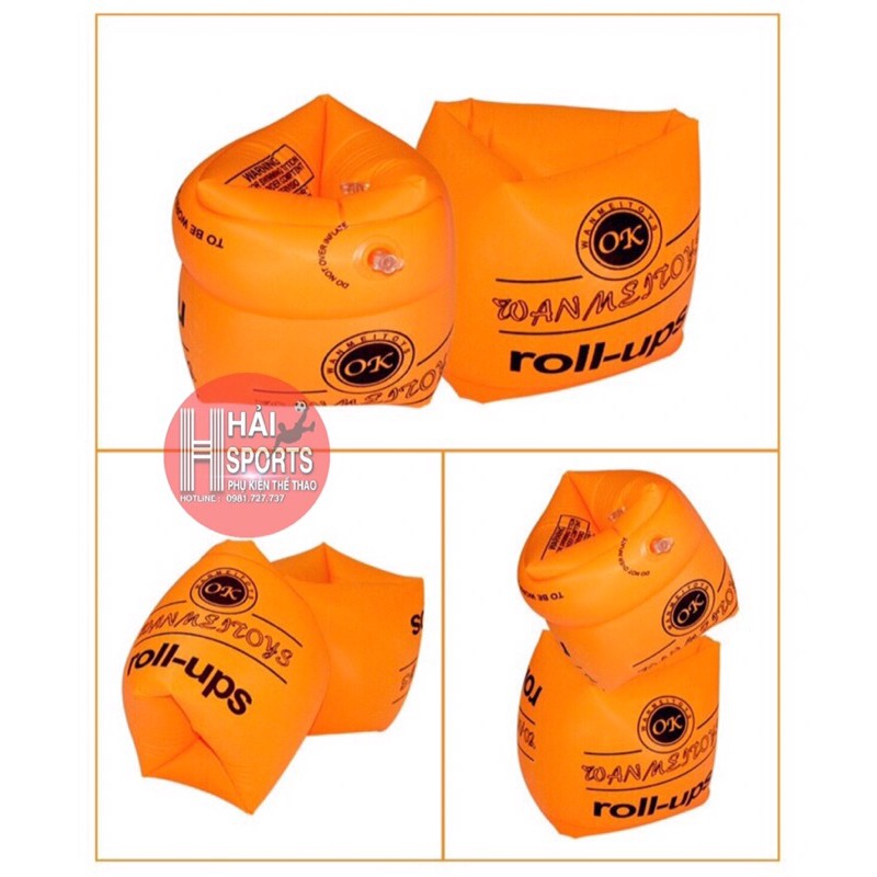 Phao đeo tay tập bơi cho trẻ em, người lớn (2 phao tay) phao bơi cho bé an toàn, chất lượng chuẩn EU