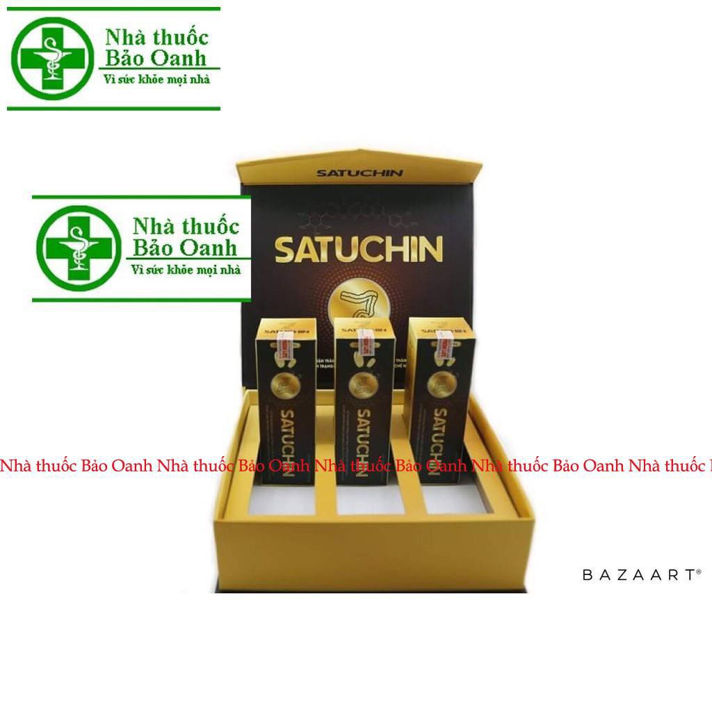 Satuchin - Viên Sủi Tiêu Trĩ ( CHÍNH HÃNG) HỘP 3 TYP MỖI TYP 10 VIÊN