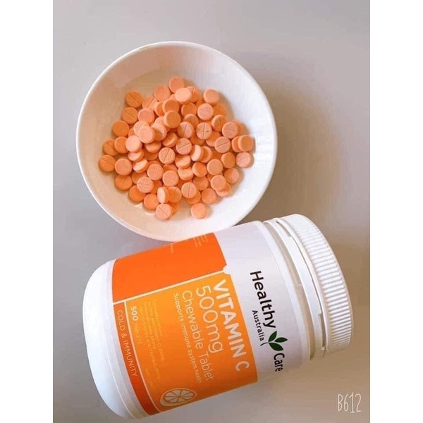 Viên uống Vitamin C 500mg Healthy Care Úc
